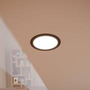 EGLO connect Smart-LED-uppovalo Fueva 6-Z, musta, Ø16cm