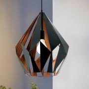 Carlton-riippuvalaisin, musta/kupari, Ø 38,5 cm