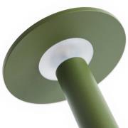 HAY LED-akkuinen pöytälamppu HOST PORTABLE, oliivinvihreä, 22 cm, IP44