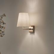 Seinävalaisin, kulta/kerma, metalli/kangas, korkeus 30 cm