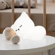 LED-akkulamppu Mia, valkoinen, pituus 16 cm, silikoni