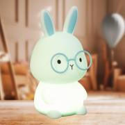 LED-akkulamppu Felix, sininen, korkeus 13 cm, silikoni