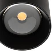 LED-ulkokattovalaisin 5173, musta, 9 cm, metalli, IP54 CCT