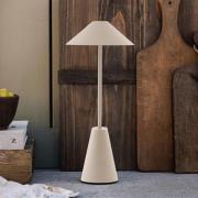 Globen Lighting Cannes -akkuvirtalaitteinen ulkokalustevalaisin, beige...