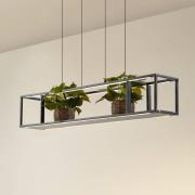 Lucande LED-riippuvalaisin Estante, musta, himmennettävä