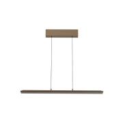 LED-riippuvalaisin Torvi, greige/savuharmaa, 88 cm, metalli/lasi