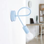 Seinävalaisin Oxford, sininen, metalli, 1-lamppuinen, E27, kytkin