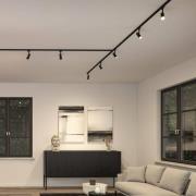 Paulmann URail-kiskospotti Runa, musta mattapintainen, GU10