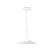 Vibia LED-riippuvalaisin RHYTHM, valkoinen, 47 x 45 cm, 927 himmennett...