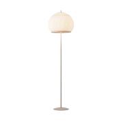 Vibia LED-lattiavalaisin KNIT, 178 x 45 cm, beige tekstiili/metalli