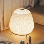 Vibia LED-maavalaisin KNIT, 55 x 45 cm, beige, tekstiili