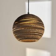 OSRAM riippuvalaisin BALL, ruskea, Ø 26 cm, aaltopahvi, E27