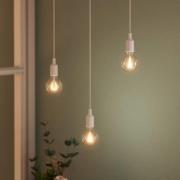 OSRAM riippuvalo VINTAGE 1906 BELL, valkoinen, muovi, Ø 9 cm