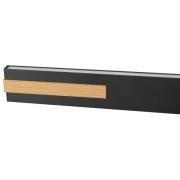 LED-riippuvalaisin Streamline, pituus 130 cm, musta, metalli