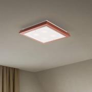 Kattovalaisin Tally, leveys 42 cm, terrakotta, puu, E27