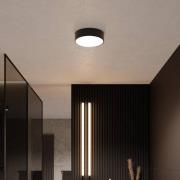 Kattovalaisin Cleo, Ø 20 cm, IP54, musta, metalli, E27