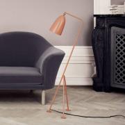 GUBI Gräshoppa kolmijalkainen lattiavalaisin, vintage-punainen