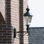 NOTARIS L - Ulkoseinävalaisin, musta