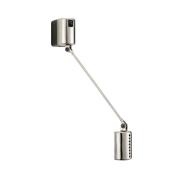 Lumina Daphine LED-seinävalaisin 3,000K 20cm nikkeliä