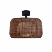 Bover ulkokattolamppu Fora, grafiittiruskea/ruskea, Ø 50 cm