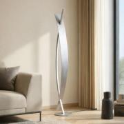 Lucande LED-lattiavalaisin Marija, hopea, himmennettävä, 140 cm