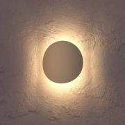 LED-ulkoseinävalaisin Briale, hiekanvärinen, korkeus 20 cm, metalli