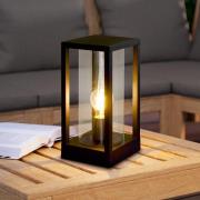 Cascinetta-pollarilamppu, leveys 15 cm, musta, metalli