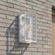 Arcchio ulkoseinävalaisin Ismera, valkoinen, IP65, lasi, E27