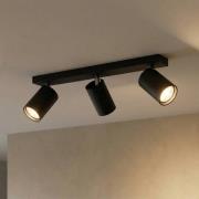 Philips myLiving Kosipo-spotti GU10 musta, 3x