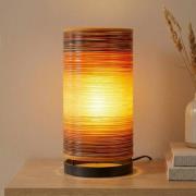 Pöytälamppu Julie, kiertävät narut, oranssi