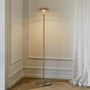 Nuura LED-lattiavalaisin Blossi, korkeus 120 cm, kullanvärinen/kirkas