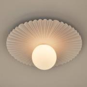 Nuura Liila Muuse seinälamppu, Ø 42 cm, IP44, valkoinen/opaalinen