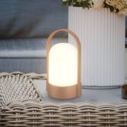 LED-pöytälamppu ASA, kuparinen, korkeus 15,5 cm, IP44