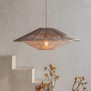 GOOD & MOJO riippuvalo Lumbini, Ø60 cm, vaaleanharmaa, paperiköysi