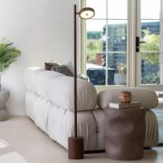 GOOD & MOJO LED-lattiavalo Okinawa, 1-lamppuinen, ruskea, 146 cm, puu