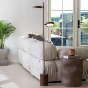 GOOD & MOJO LED-lattiavalo Okinawa, 2-lamppuinen, ruskea, 146 cm, puu