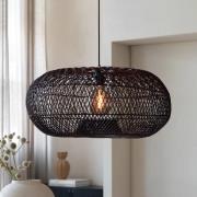 GOOD & MOJO Arizona-riippuvalo, punainen, Ø 70 cm, rottinki, E27