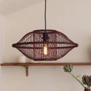 GOOD & MOJO riippuvalaisin Maui, punainen, Ø 50 cm, bambu, E27