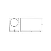 OSRAM ulkoseinävalaisin ENDURA CLASSIC SQUARE, valkoinen, ylös/alas