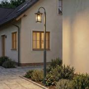 Lindby Zayn -ulkovalaisin, musta, 1-lamppuinen, korkeus 220 cm, IP65