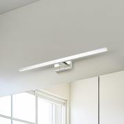 LED-seinävalaisin Conettilla, kromivärinen, leveys 60 cm IP44 CCT