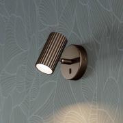 Seinäkohdevalaisin Portillo, pronssi, korkeus 11 cm, metalli, GU10