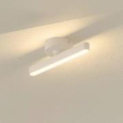 Lindby LED-kohdevalaisin Eldrin, valkoinen, 1-valo, valonauha