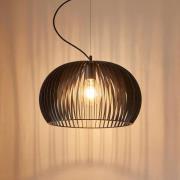 Jusra-riippuvalaisin mustaa metallia, 1-valo.