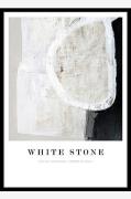 TauluWhite stone, Musta kehys