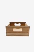 Teak puinen laatikko Bordeaux (3 kpl)