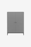 Loft24Highboard Celine 2 ovinenHarmaaKaapit- Homeroom