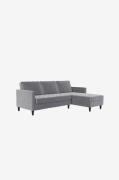 Dorel HomeSohva vuodesohva 3-paikkainen ja Chaise PresleyHarmaaVuodeso...