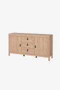 TvilumMadrid Sideboard 2 ovea + 3 laatikkoaRuskeaSenkit & sivupöydät- ...