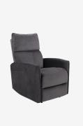 Loft24Pineto-lepotuoli sähkötoiminnolla, samettiverhoiluHarmaaNojatuol...